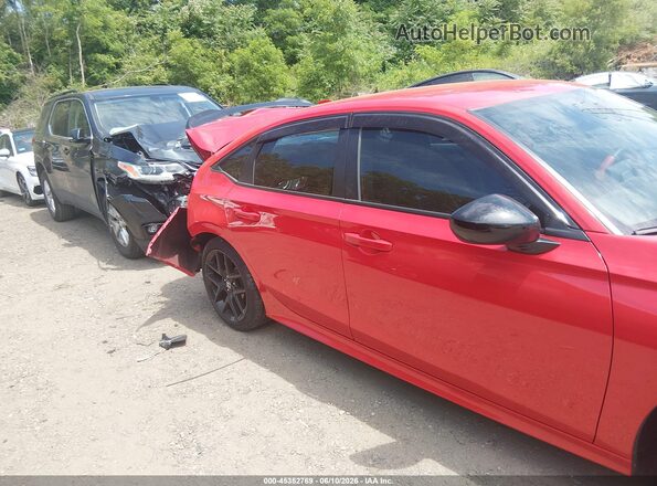 2HGFE2F58SH575991 2025 HONDA CIVIC Red Вид задньої частини салону