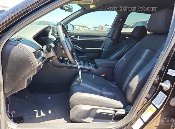 2HGFE2F58SH597425 2025 HONDA CIVIC Black Vista interior delantera