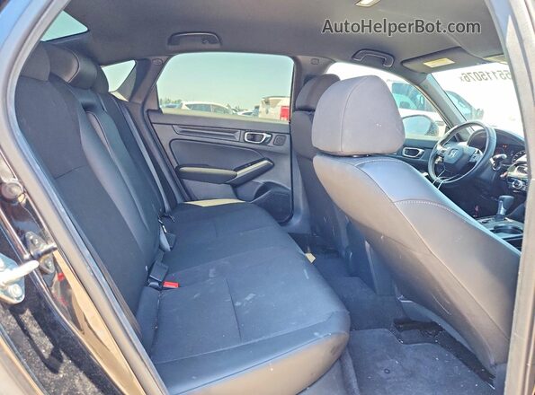 2HGFE2F58SH597425 2025 HONDA CIVIC Black Vista de los asientos traseros