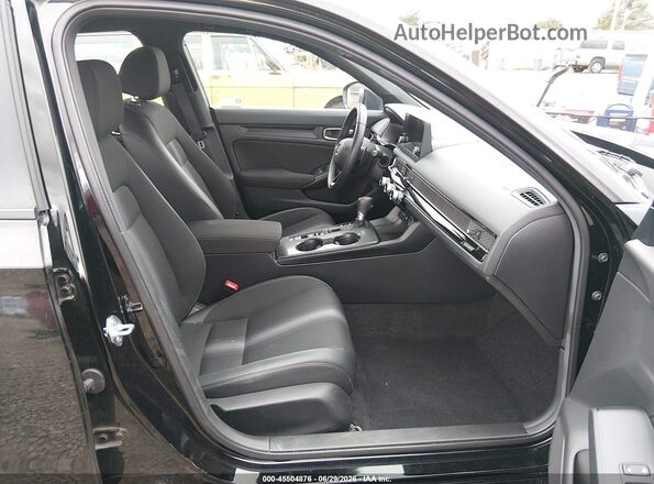 2HGFE2F58SH603790 2025 HONDA CIVIC Black Widok wnętrza z przodu