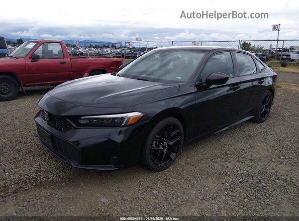 2HGFE2F58SH603790 2025 HONDA CIVIC Black Przód lewy