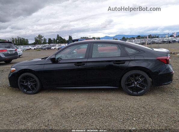 2HGFE2F58SH603790 2025 HONDA CIVIC Black Widok wnętrza z tyłu