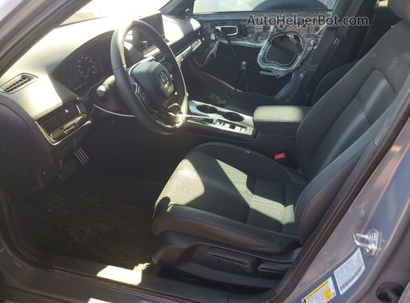 2HGFE2F58SH605765 2025 HONDA CIVIC Gray Front interior view