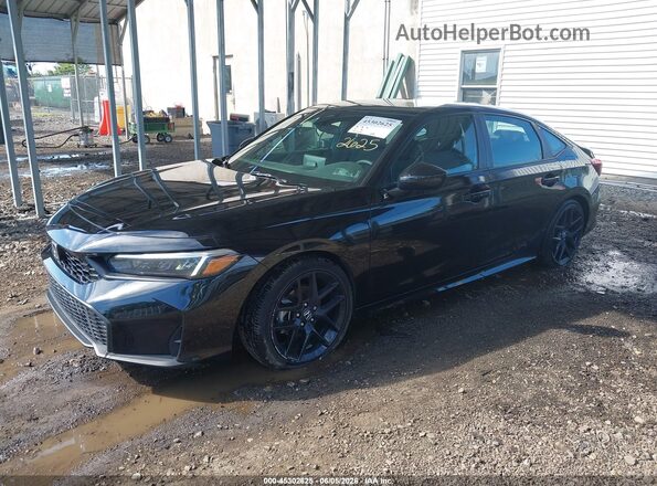 2HGFE2F58TH508468 2026 HONDA CIVIC Black წინა მარცხენა ხედი სამი მეოთხედიდან