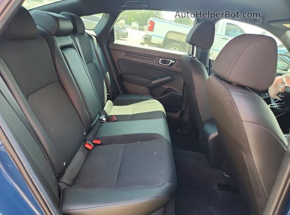 2HGFE2F58TH513069 2026 HONDA CIVIC Blue Rear seats view