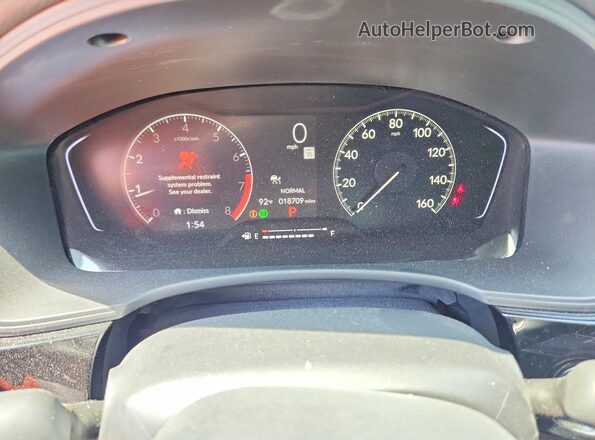 2HGFE2F58TH513069 2026 HONDA CIVIC Blue Instrument cluster view