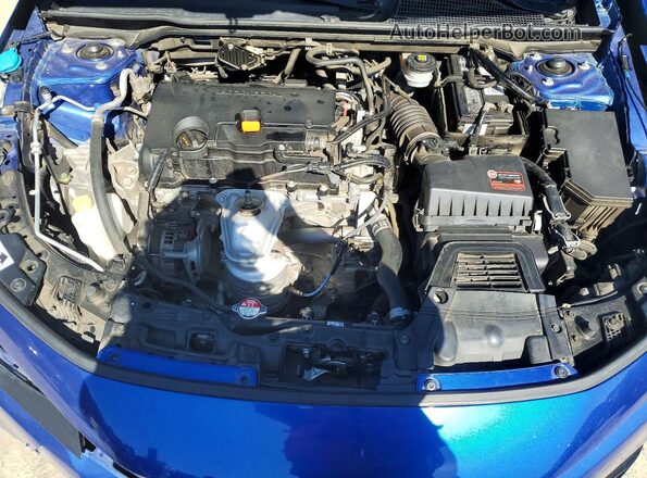 2HGFE2F59NH518753 2022 HONDA CIVIC Blue Vista interior trasera