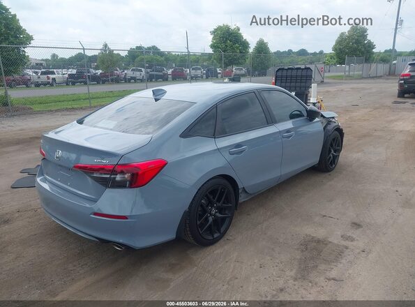 2HGFE2F59NH539408 2022 HONDA CIVIC Gray Trasero derecho