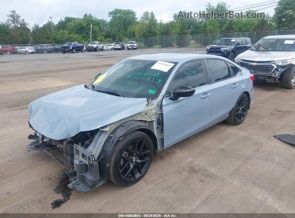 2HGFE2F59NH539408 2022 HONDA CIVIC Gray Vista tres cuartos delantera izquierda