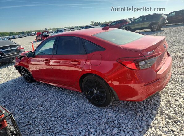 2HGFE2F59NH542230 2022 HONDA CIVIC Red 