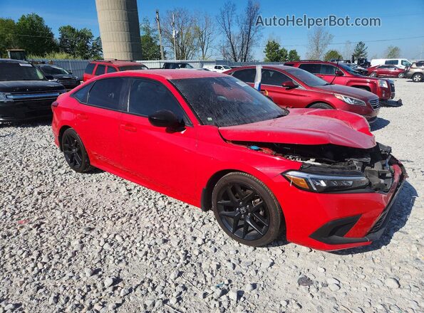 2HGFE2F59NH542230 2022 HONDA CIVIC Red 