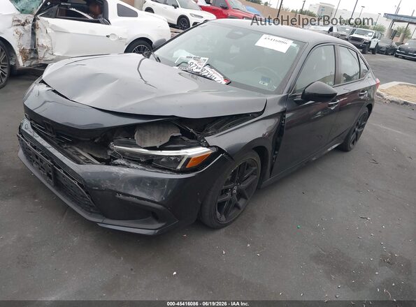 2HGFE2F59NH555446 2022 HONDA CIVIC Синий Передняя левая четверть