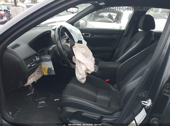 2HGFE2F59NH555446 2022 HONDA CIVIC Синий Вид салона спереди