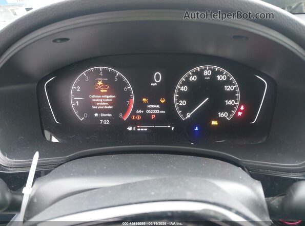 2HGFE2F59NH555446 2022 HONDA CIVIC Синий Вид задних сидений