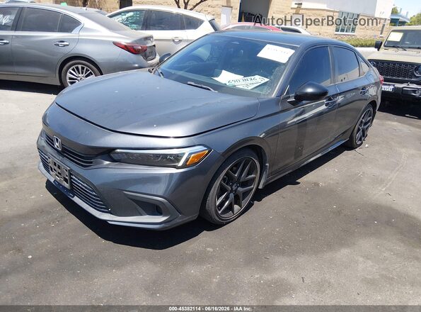 2HGFE2F59NH560209 2022 HONDA CIVIC Gray Front left