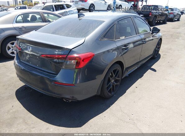 2HGFE2F59NH560209 2022 HONDA CIVIC Gray Rear right