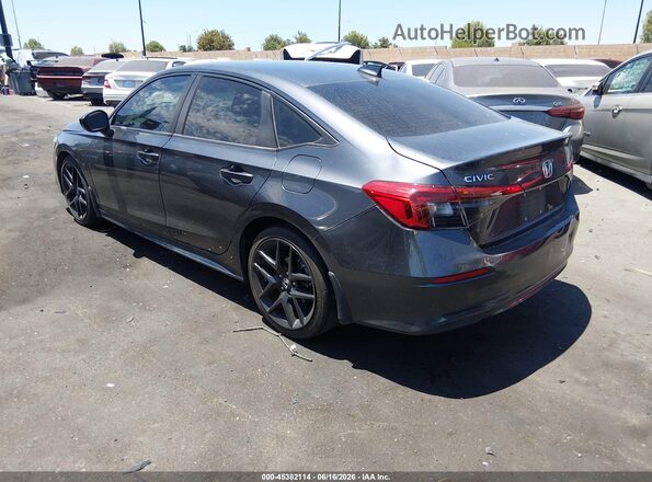 2HGFE2F59NH560209 2022 HONDA CIVIC Gray Rear left