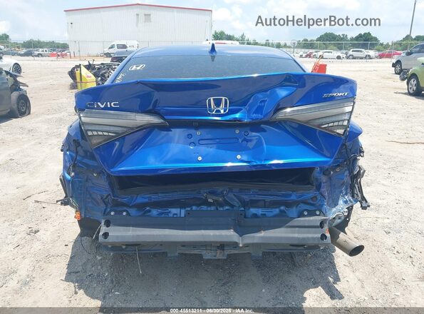 2HGFE2F59NH562073 2022 HONDA CIVIC Синий Вид спереди