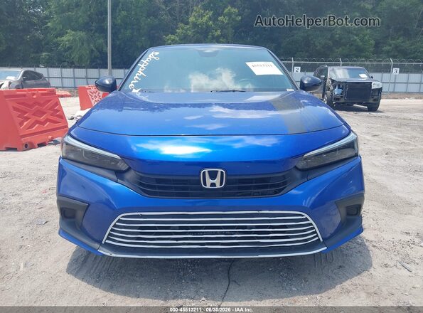 2HGFE2F59NH562073 2022 HONDA CIVIC Синий Вид задней части салона