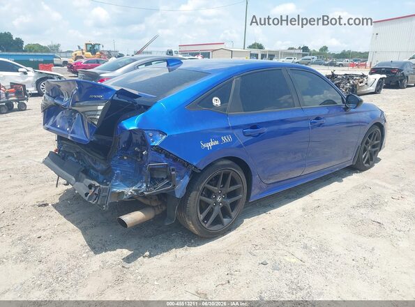 2HGFE2F59NH562073 2022 HONDA CIVIC Синий Задняя правая четверть