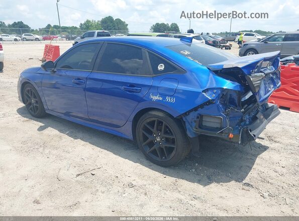 2HGFE2F59NH562073 2022 HONDA CIVIC Синий Задняя левая четверть
