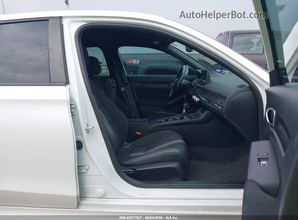 2HGFE2F59NH564325 2022 HONDA CIVIC White Widok wnętrza z przodu