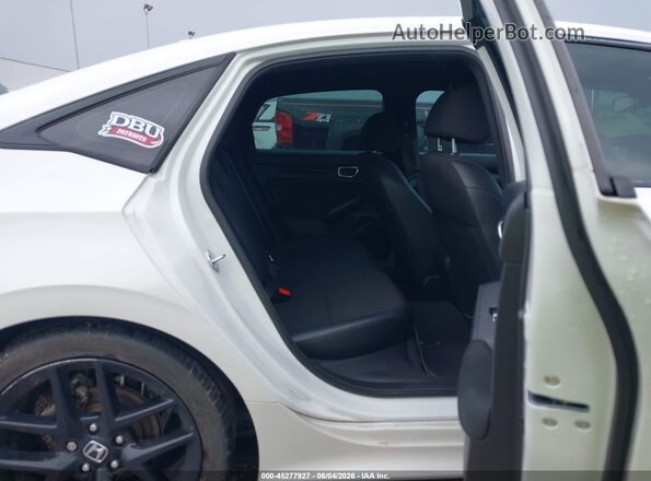 2HGFE2F59NH564325 2022 HONDA CIVIC White Widok naklejki z numerem VIN