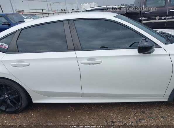 2HGFE2F59NH564325 2022 HONDA CIVIC White Widok wnętrza z tyłu