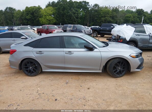 2HGFE2F59NH578418 2022 HONDA CIVIC Silver Rear interior view