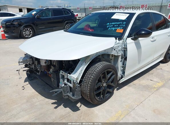 2HGFE2F59NH587863 2022 HONDA CIVIC White Դիմացի տեսք
