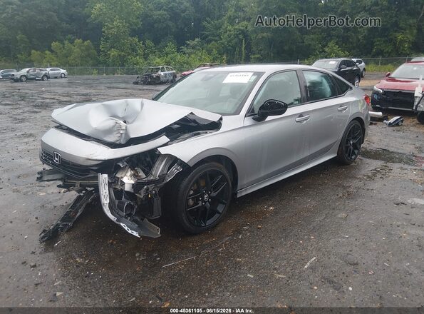 2HGFE2F59NH594411 2022 HONDA CIVIC Silver Przód lewy