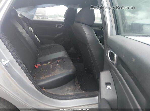 2HGFE2F59NH594411 2022 HONDA CIVIC Silver Widok naklejki z numerem VIN