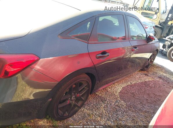 2HGFE2F59PH504807 2023 HONDA CIVIC Blue Trasero derecho