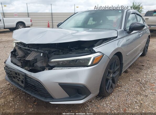 2HGFE2F59PH527052 2023 HONDA CIVIC Silver Front view