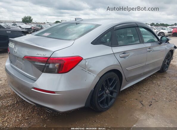 2HGFE2F59PH527052 2023 HONDA CIVIC Silver Rear right
