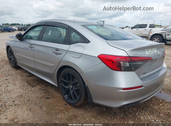 2HGFE2F59PH527052 2023 HONDA CIVIC Silver Rear left