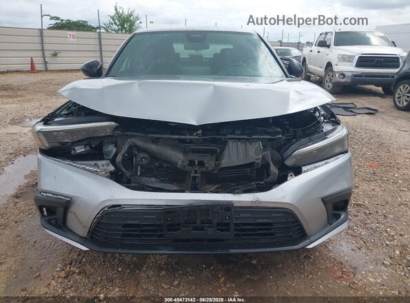 2HGFE2F59PH527052 2023 HONDA CIVIC Silver Instrument cluster view