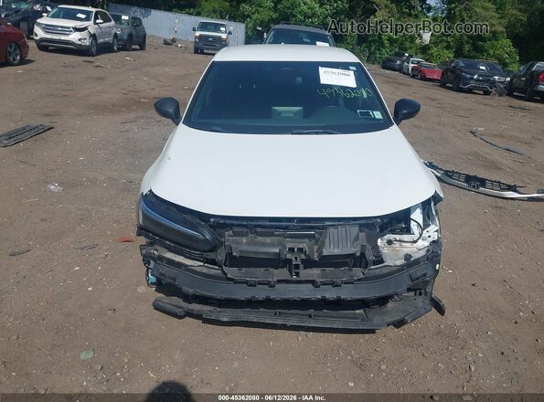 2HGFE2F59PH527715 2023 HONDA CIVIC White Instrument cluster view