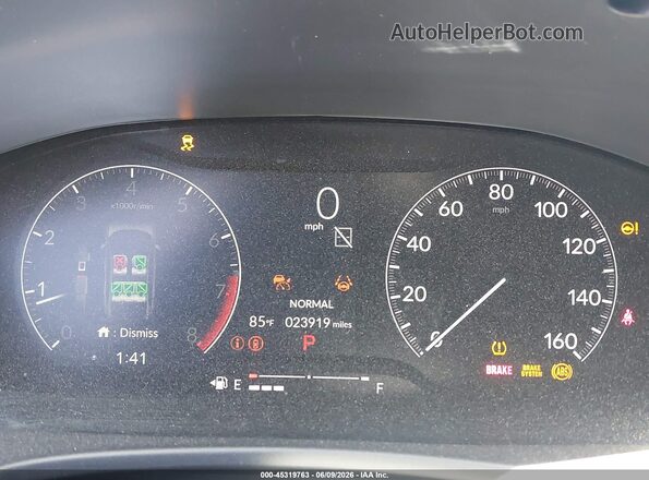 2HGFE2F59PH540352 2023 HONDA CIVIC Gray Հետևի նստատեղերի տեսք