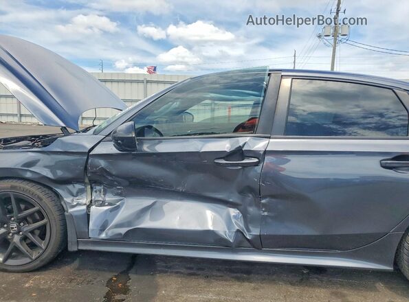 2HGFE2F59PH544238 2023 HONDA CIVIC Blue Սալոնի դիմացի տեսք