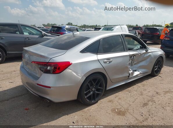 2HGFE2F59PH546460 2023 HONDA CIVIC Silver Rear right