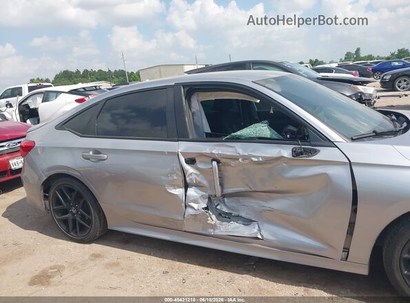 2HGFE2F59PH546460 2023 HONDA CIVIC Silver Rear interior view
