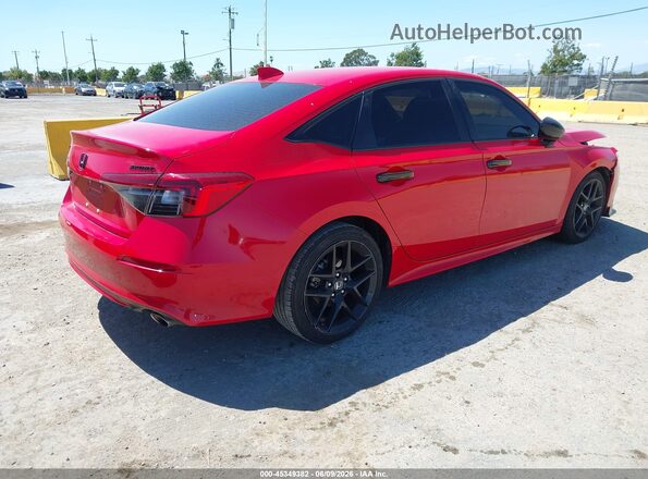 2HGFE2F59RH505636 2024 HONDA CIVIC Red Հետևի աջ