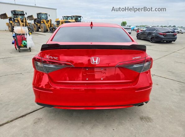 2HGFE2F59RH575010 2024 HONDA CIVIC Red 