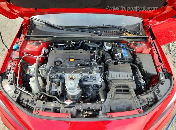 2HGFE2F59RH579929 2024 HONDA CIVIC Red Rear interior view