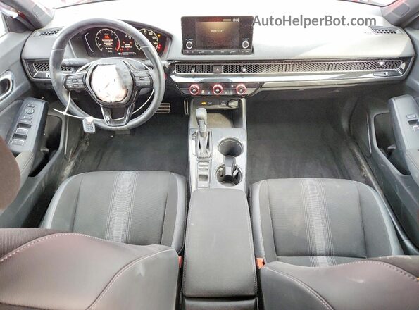 2HGFE2F59RH579929 2024 HONDA CIVIC Red Dashboard view