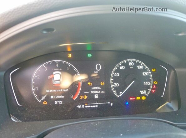 2HGFE2F59SH509272 2025 HONDA CIVIC Gray Widok zestawu wskaźników