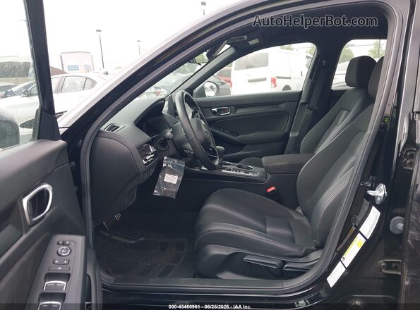 2HGFE2F59SH532020 2025 HONDA CIVIC Black Widok wnętrza z przodu