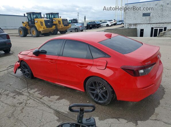 2HGFE2F59SH552591 2025 HONDA CIVIC Red უკანა მარცხენა