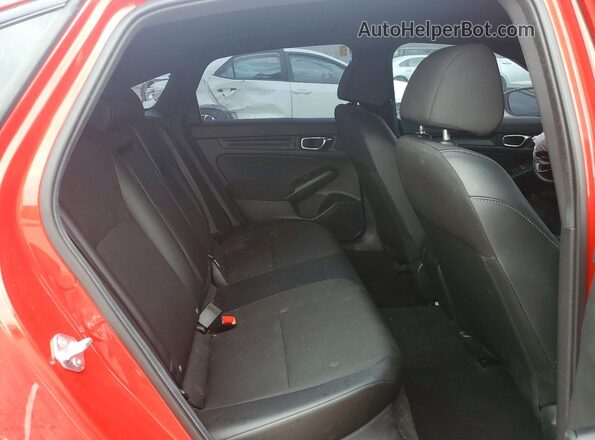 2HGFE2F59SH552591 2025 HONDA CIVIC Red უკანა სავარძლების ხედი